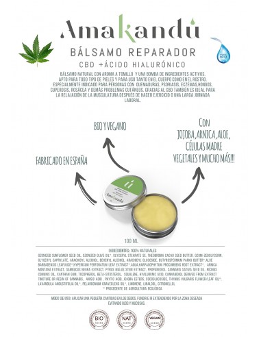 Bálsamo CBD + Ácido Hialurónico