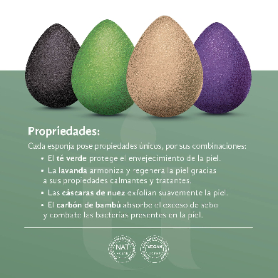 Esponjas faciales orgánicas de konjak-1