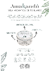 Vela Vegana de Té Blanco-1