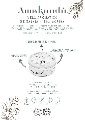 Vela Vegana de Sálvia y Sal Marina-1