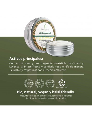 Desodorante Sólido Lavanda & Canela