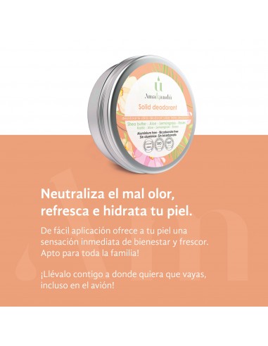 Desodorante Sólido Lemongrass & Rosas