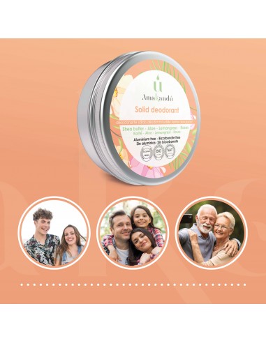 Desodorante Sólido Lemongrass & Rosas