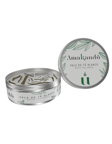 Vela Vegana de Té Blanco